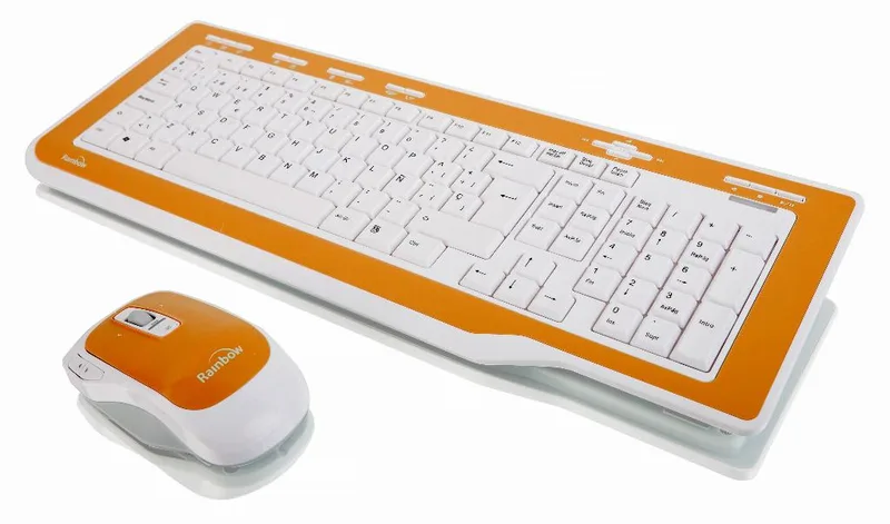 TEC. RAINBOW inal. Butterfly Naranja+ Raton