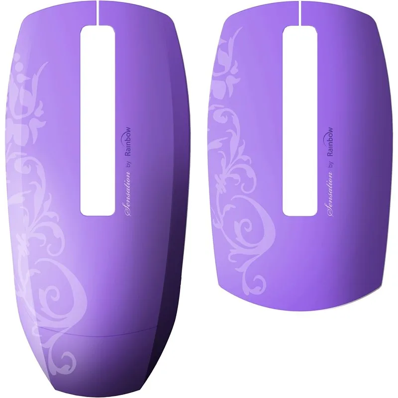 Raton RAINBOW kit 2 carcasas Violetas U-FIT