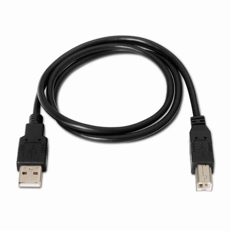 Cable USB A/M-B/M 1,8mts Aisens Negro