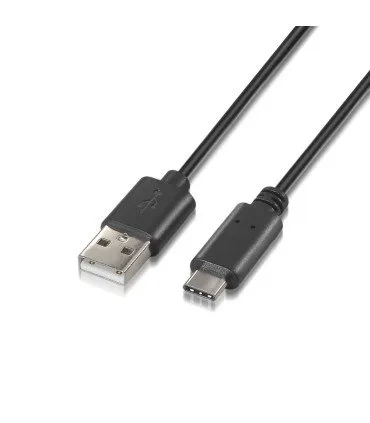 Cable USB A/M-USBC/M 2.0mts. Negro Aisens