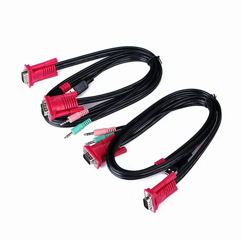 Multiplexor KVM Aisens 2 PCs Vga/USB Inc. cables