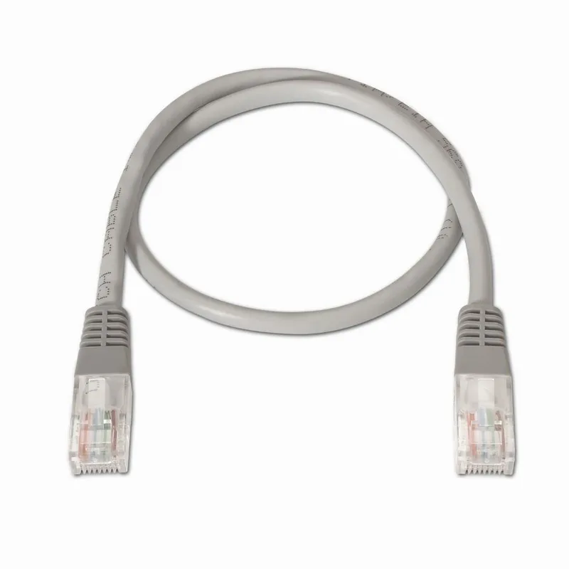 RED Latiguillo Cat6 UTP 0,5m Gris Aisens Cobre