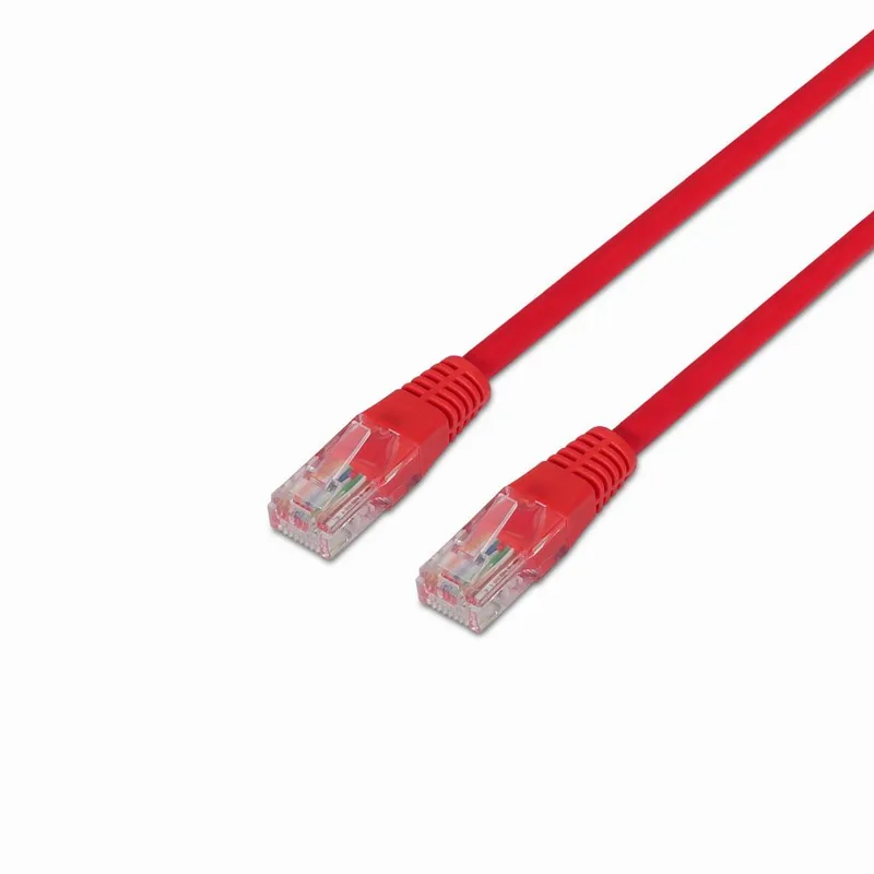 RED Latiguillo Cat6 UTP 1,0m Rojo Aisens Cobre