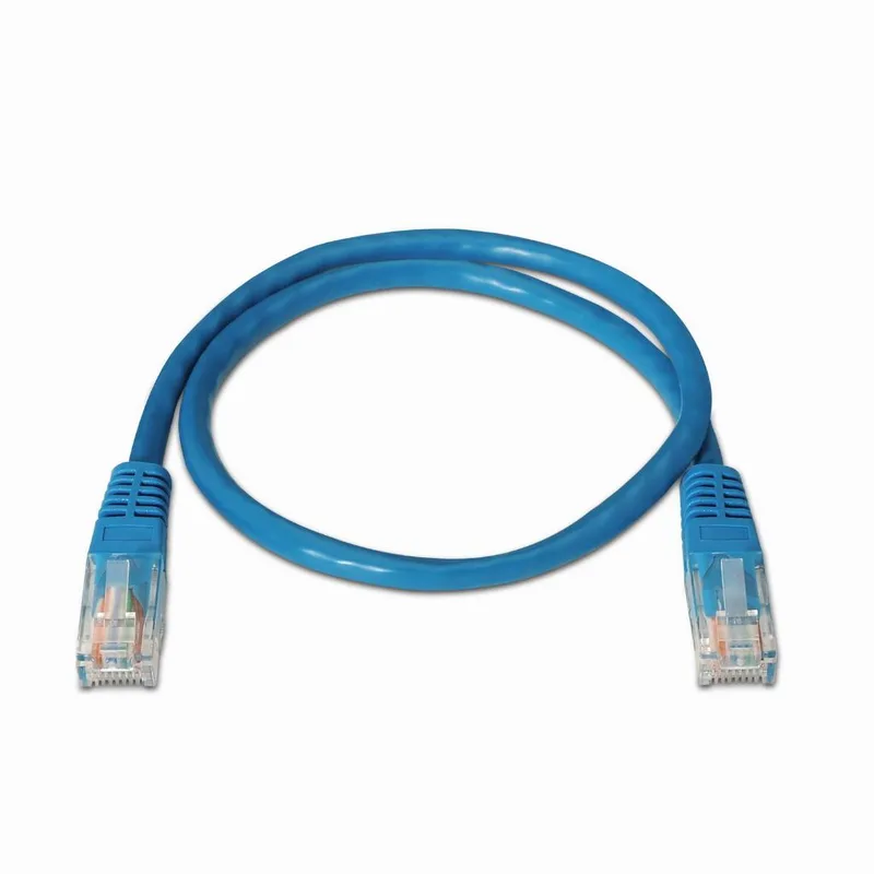RED Latiguillo Cat6 UTP 3,0m Azul Aisens Cobre