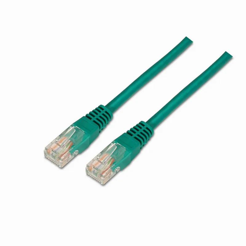 RED Latiguillo Cat6 UTP 1,0m Verde Aisens Cobre