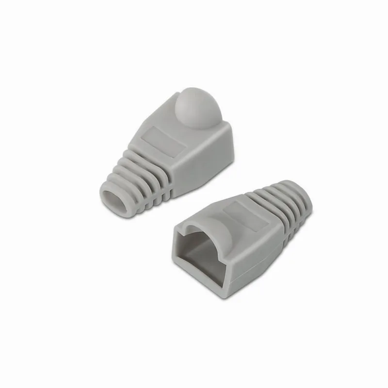 RED Funda RJ45 GRIS para conector MACHO B-10u