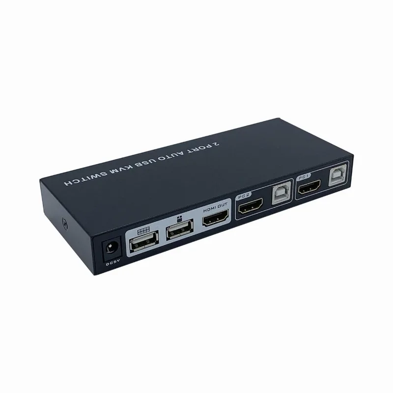 Multiplexor KVM Aisens 2 PCs HDMI/USB inc.cables