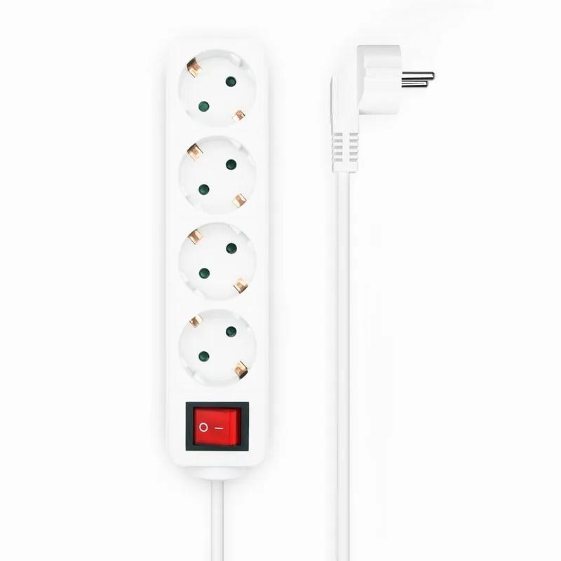 Regleta Aisens 4 Schukos + Interruptor 1,4mts