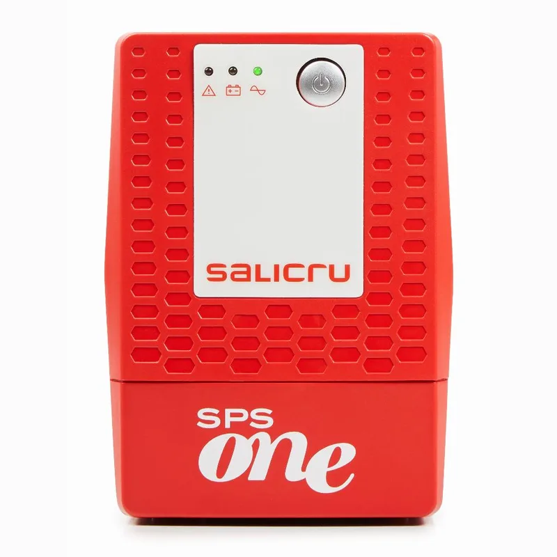 SAI 700VA Salicru Sps One Rojo Int. 2xSchuko